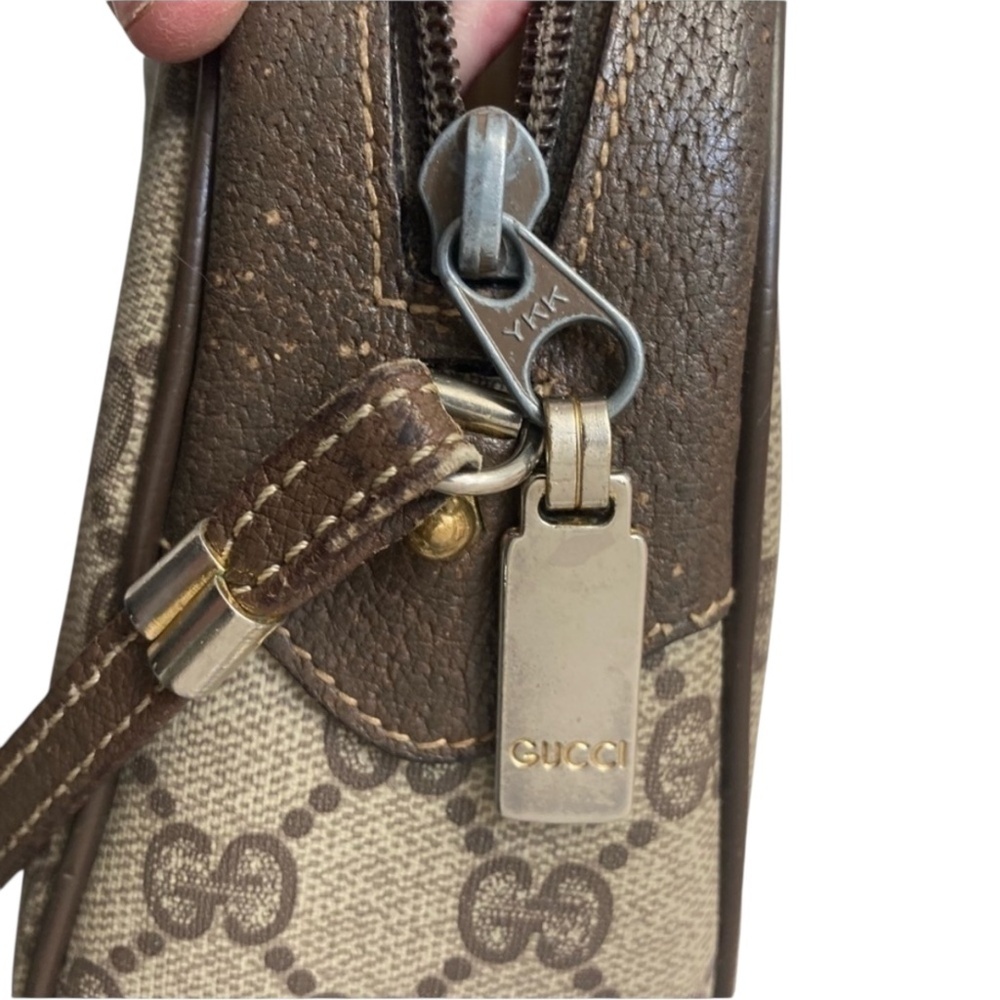 Gucci vintage brown gg supreme crossbody bag AMAZING - Picture 7 of 15